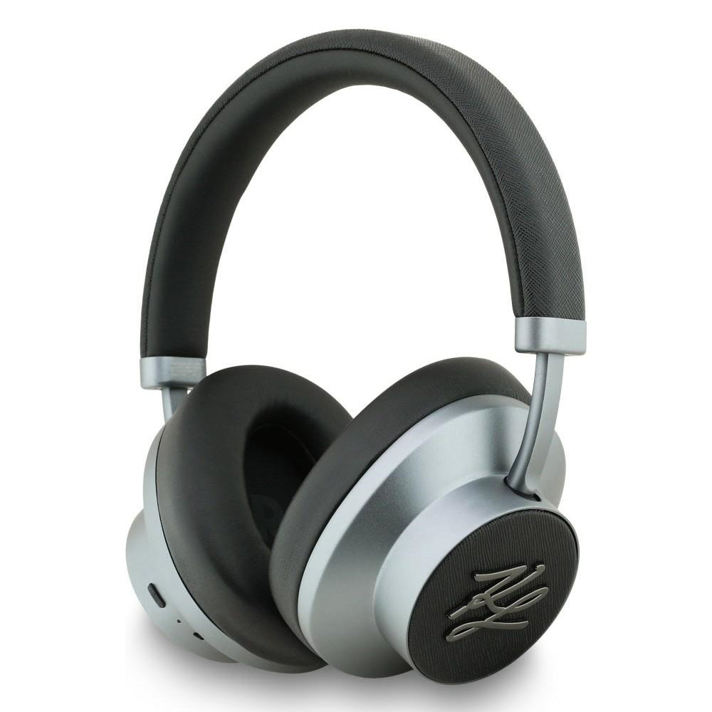 Handsfree Bluetooth Karl Lagerfeld Grained Initials, A2DP, ANC, Черен