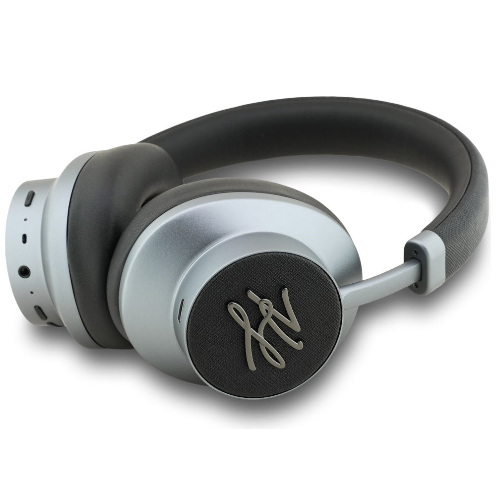 Handsfree Bluetooth Karl Lagerfeld Grained Initials, A2DP, ANC, Черен