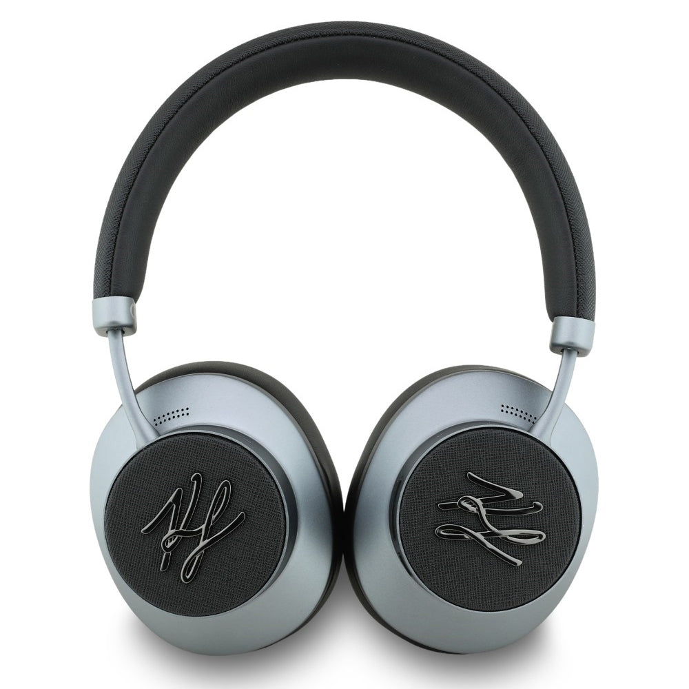 Handsfree Bluetooth Karl Lagerfeld Grained Initials, A2DP, ANC, Черен
