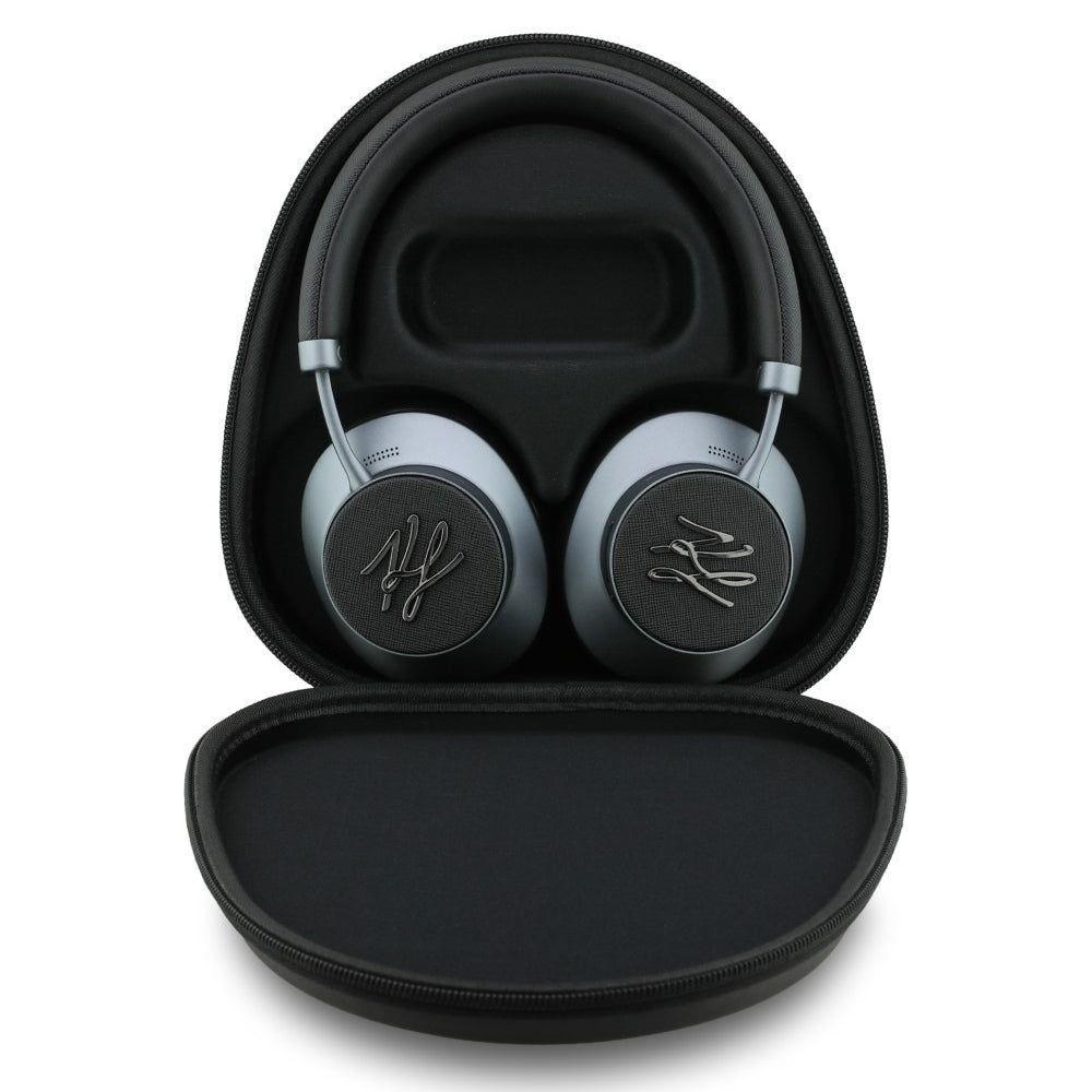 Handsfree Bluetooth Karl Lagerfeld Grained Initials, A2DP, ANC, Черен