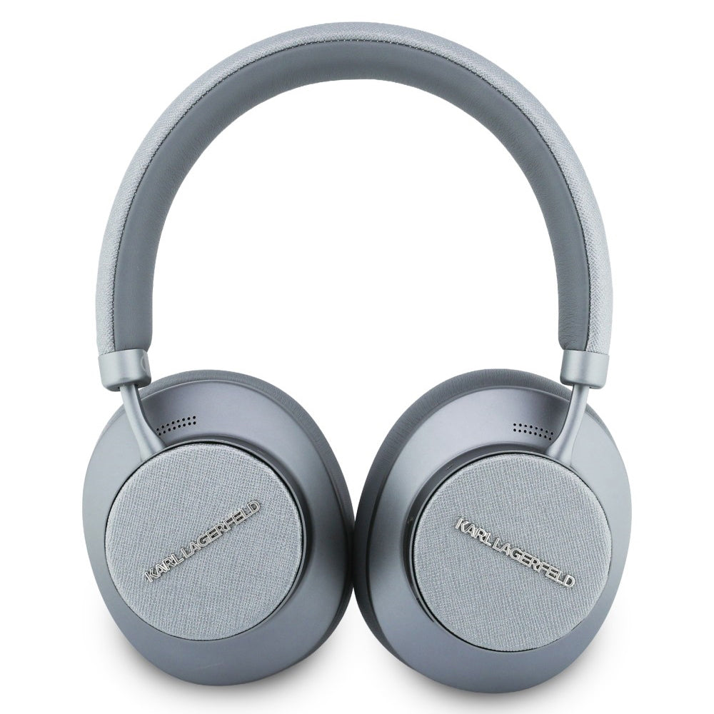 Handsfree Bluetooth Karl Lagerfeld Saffiano Elongated, A2DP, ANC, Сив