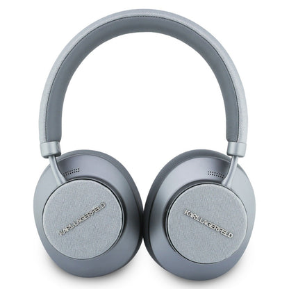 Handsfree Bluetooth Karl Lagerfeld Saffiano Elongated, A2DP, ANC, Сив