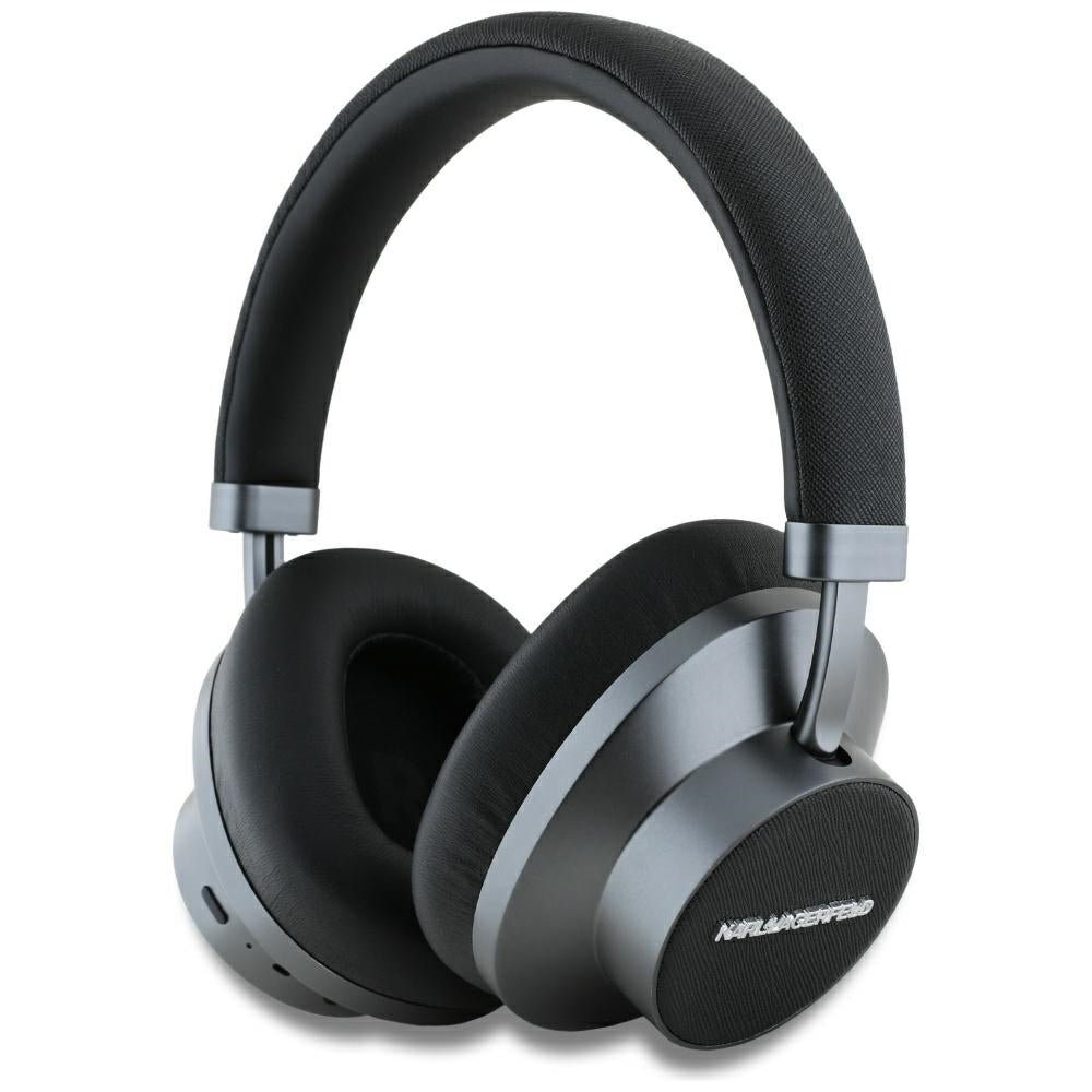 Handsfree Bluetooth Karl Lagerfeld Saffiano Elongated, A2DP, ANC, Черен