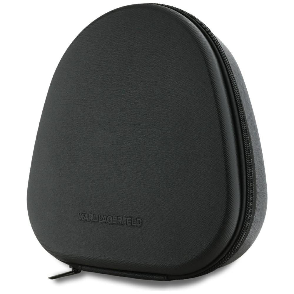Handsfree Bluetooth Karl Lagerfeld Saffiano Elongated, A2DP, ANC, Черен