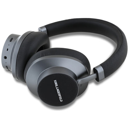 Handsfree Bluetooth Karl Lagerfeld Saffiano Elongated, A2DP, ANC, Черен