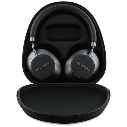 Handsfree Bluetooth Karl Lagerfeld Saffiano Elongated, A2DP, ANC, Черен