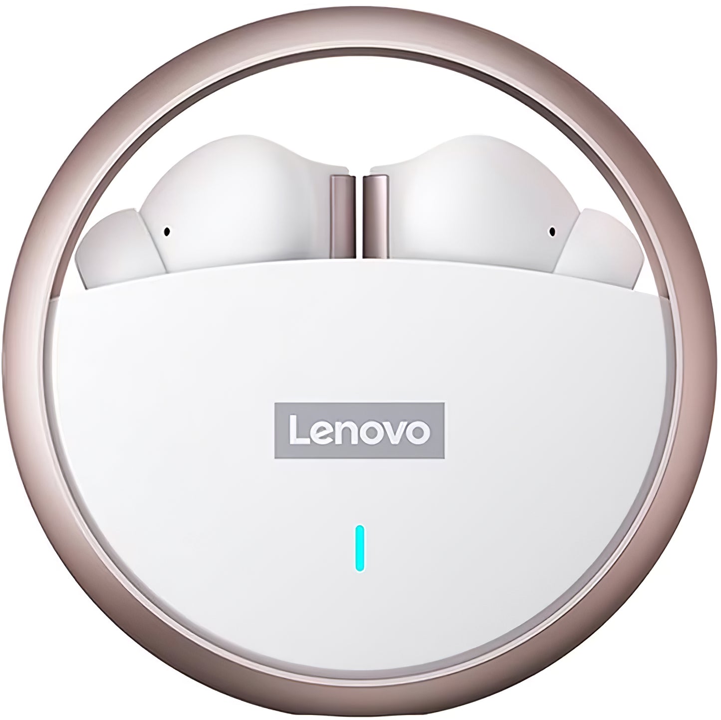 Bluetooth със свободни ръце Lenovo LP60, TWS, бял 