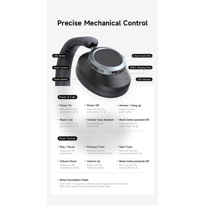 Handsfree Bluetooth McDodo HP-5820 T03, A2DP, ANC, Черен