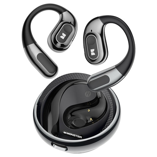 Слушалки с Bluetooth Handsfree Monster AC330 AI Translation, TWS, Черен