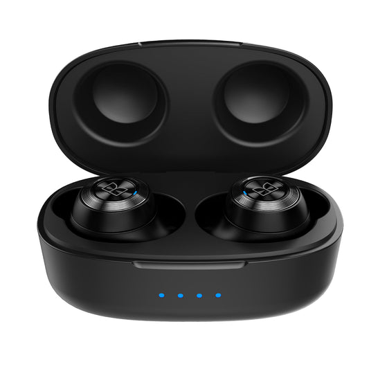 Безжични слушалки Bluetooth Monster Achieve 100 AirLinks, TWS, Черен