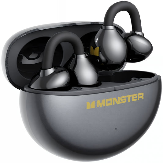 Bluetooth слушалки Monster AirClip AC200, TWS, Черен