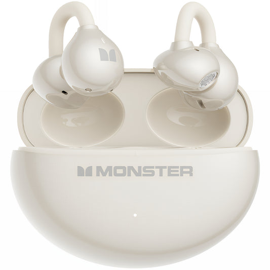 Handsfree Bluetooth Monster AirClip AC200, TWS, Светло кремав