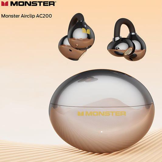 Bluetooth слушалки Monster AirClip AC200, TWS, Черен