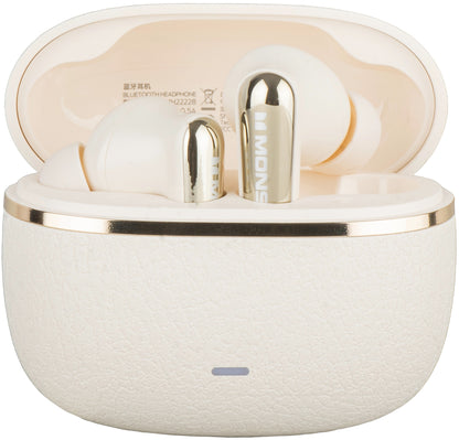 Bluetooth слушалки Monster Clarity 200, TWS, ANC, Светло кремави