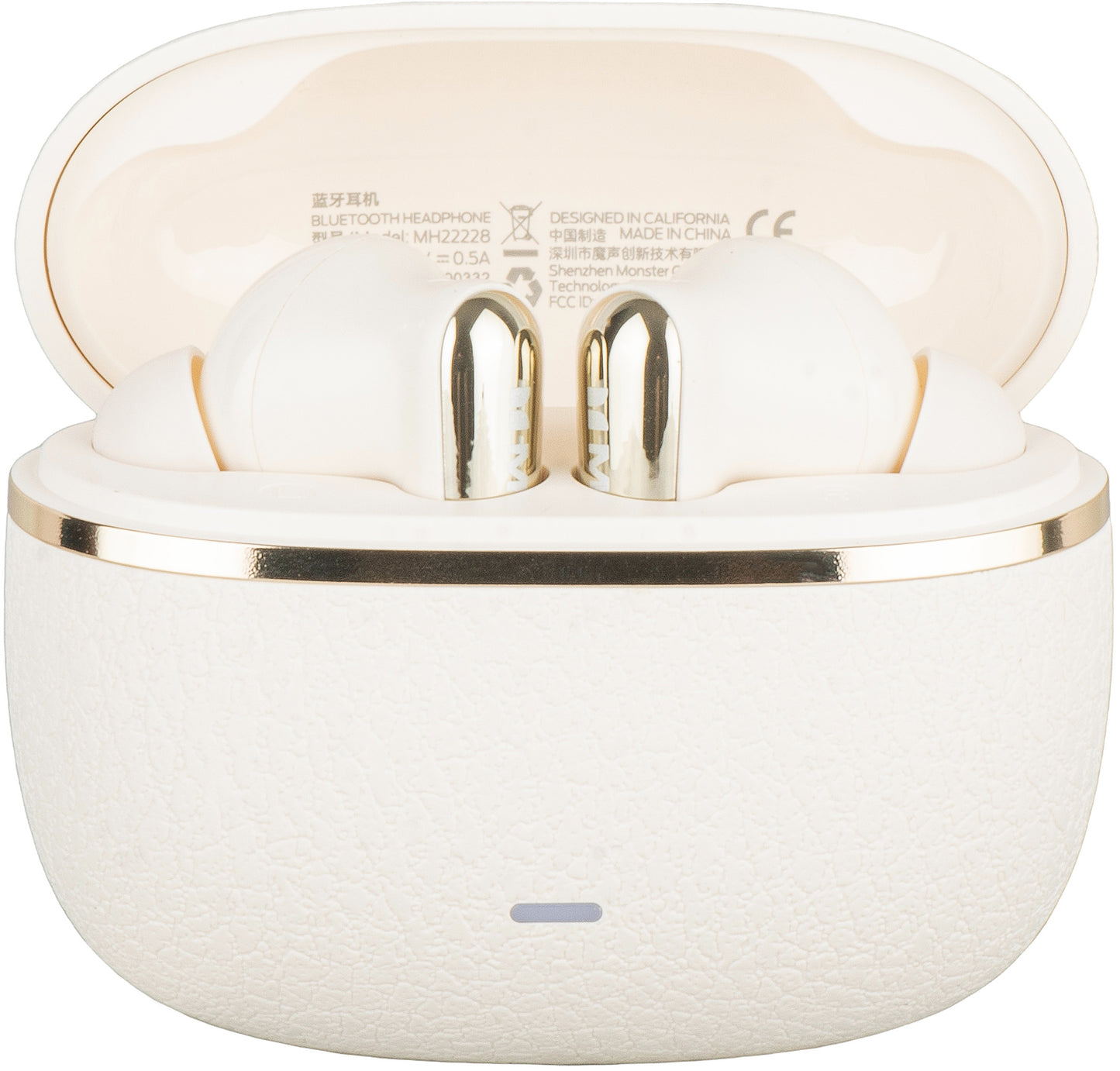 Bluetooth слушалки Monster Clarity 200, TWS, ANC, Светло кремави