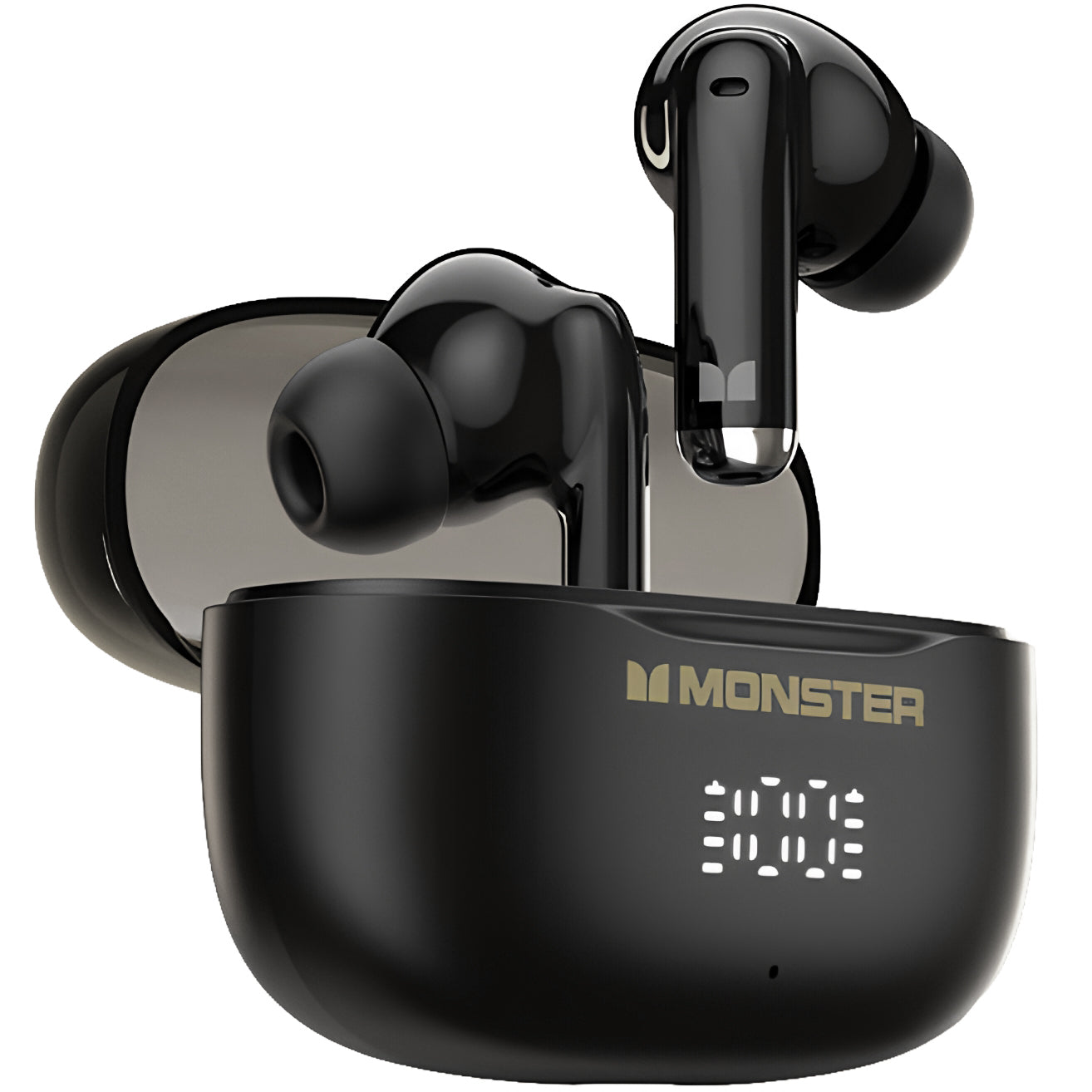 Безжични слушалки Bluetooth Monster N-Lite 300, TWS, Черен