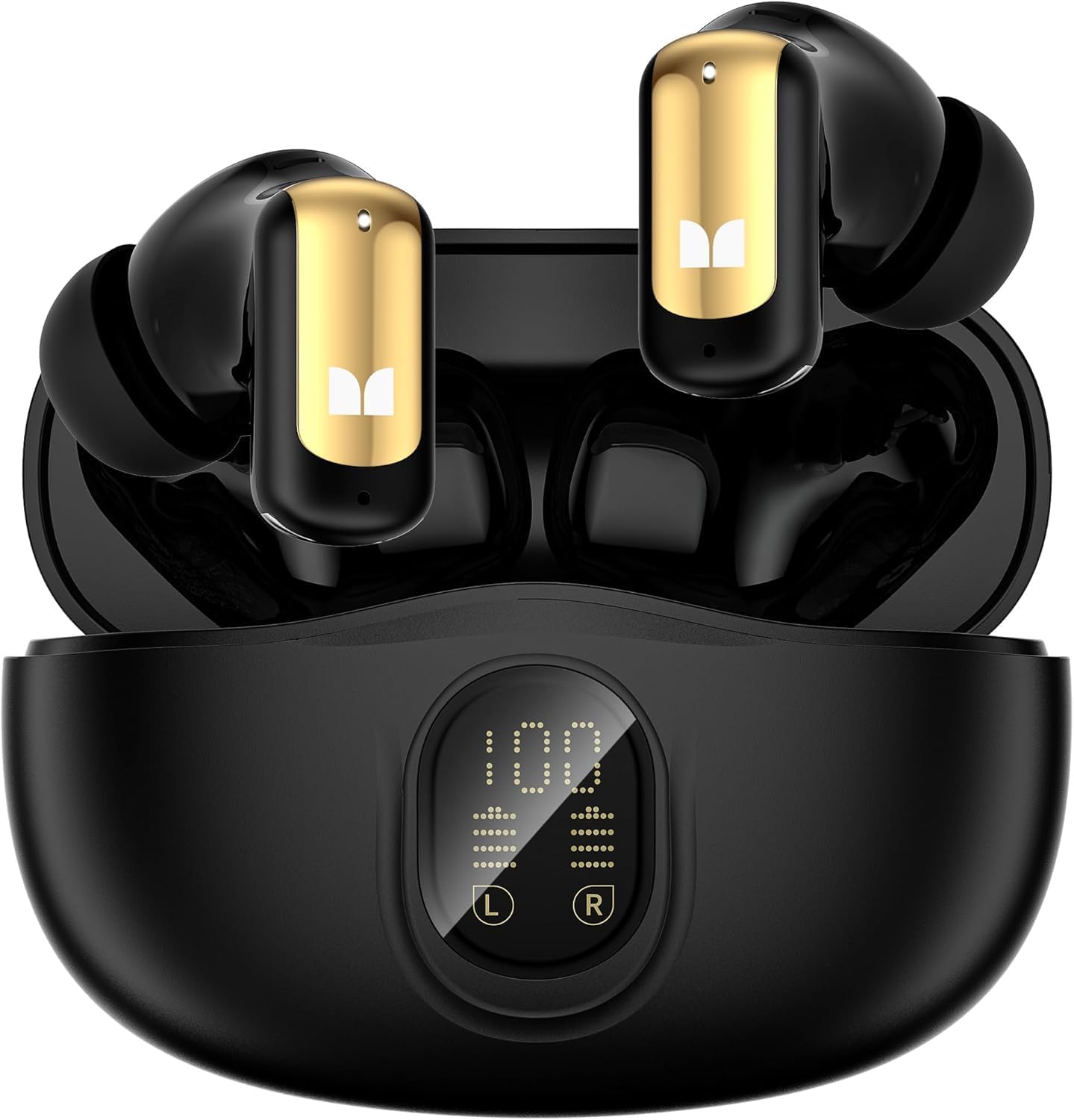 Безжични слушалки Bluetooth Monster N-Lite 217, TWS, Черен