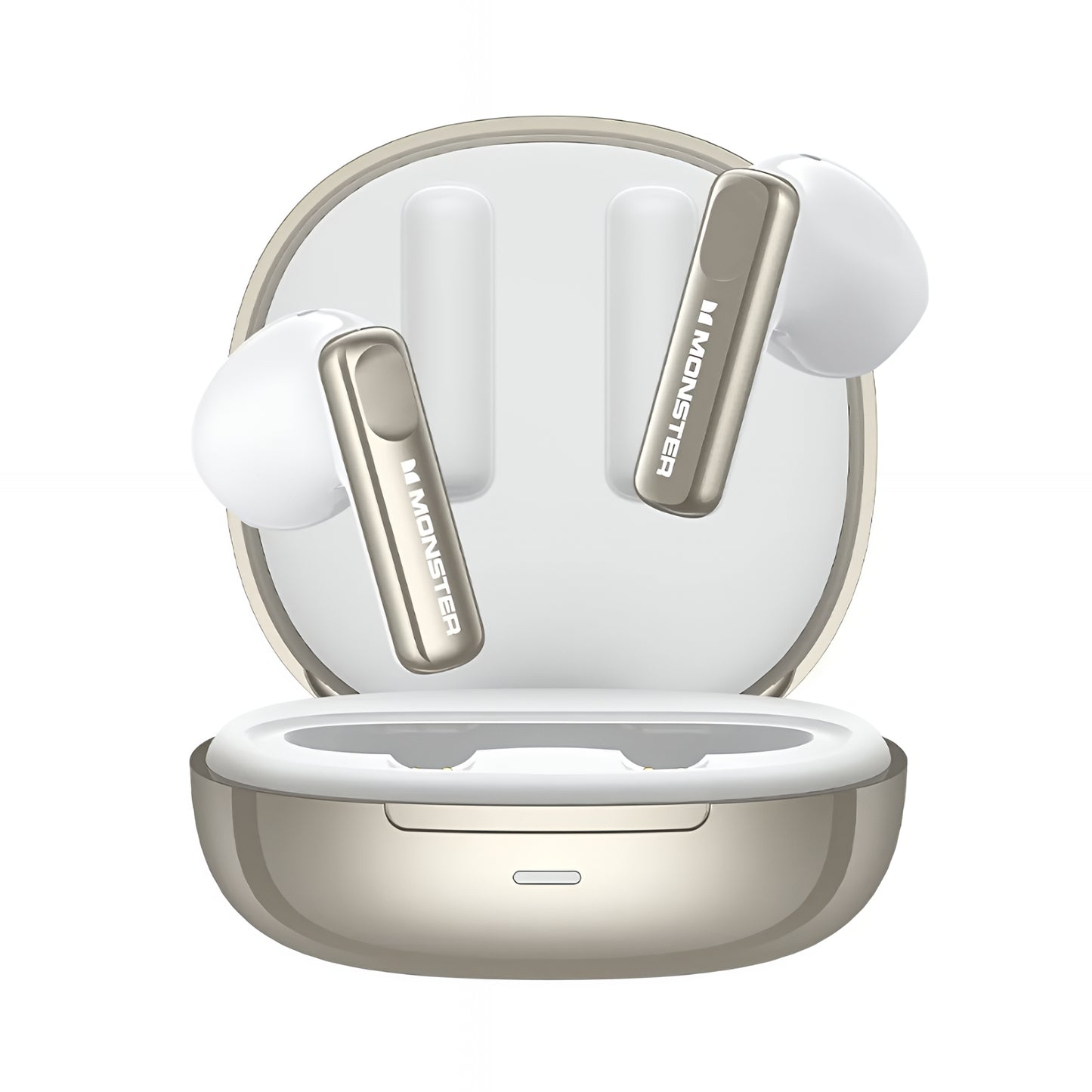 Безжични слушалки Bluetooth Monster N-Lite 209, TWS, Сребрист