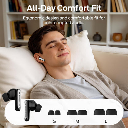 Безжични слушалки Bluetooth Monster N-Lite 310, TWS, Черен