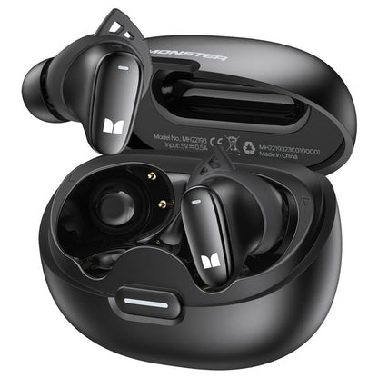 Безжични слушалки Bluetooth Monster N-Lite 206, TWS, Черен