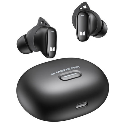 Безжични слушалки Bluetooth Monster N-Lite 206, TWS, Черен