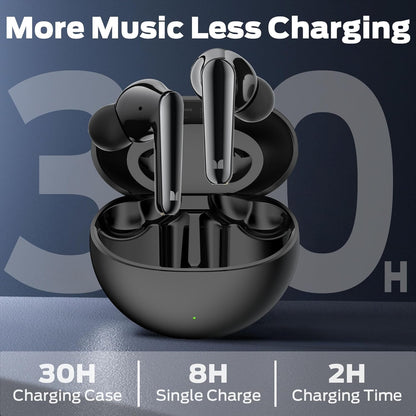 Слушалки с микрофон Bluetooth Monster N-Lite 203 AirLinks, TWS, Черен