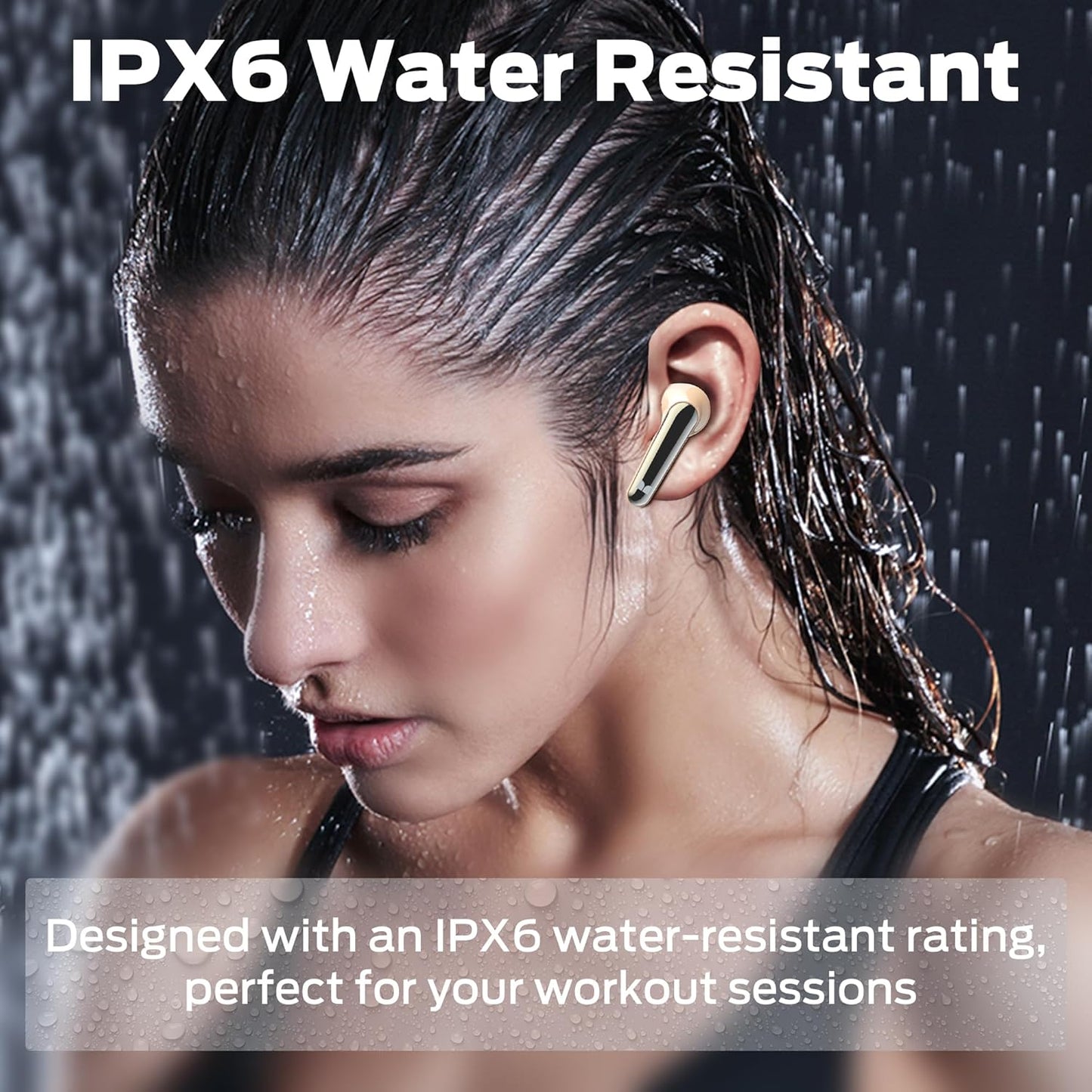 Безжични слушалки Bluetooth Monster N-Lite 203 AirLinks, TWS, Златисти