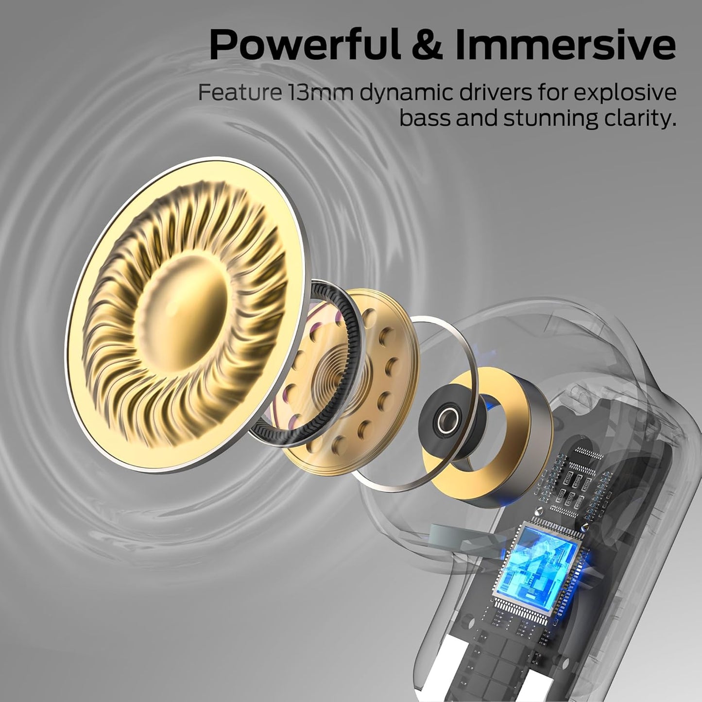 Безжични слушалки Bluetooth Monster N-Lite 217, TWS, Черен
