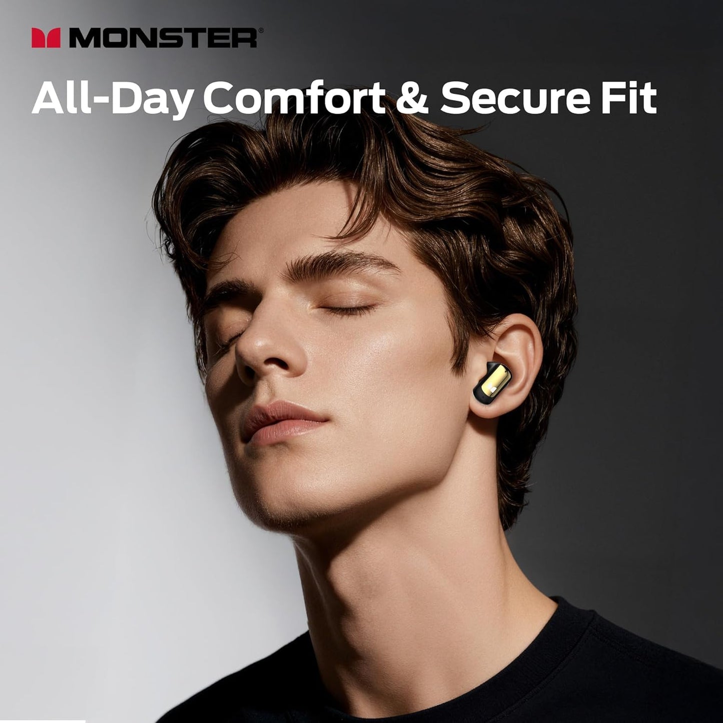 Безжични слушалки Bluetooth Monster N-Lite 217, TWS, Черен