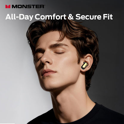 Безжични слушалки Bluetooth Monster N-Lite 217, TWS, Черен