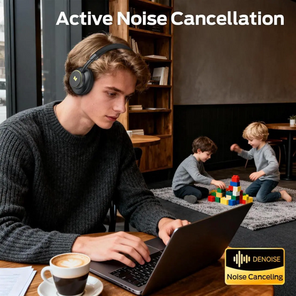 Bluetooth слушалки Monster N-tune mini 02, A2DP, ANC, Черен