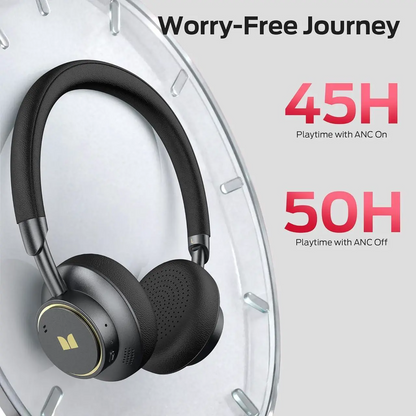 Bluetooth слушалки Monster N-tune mini 02, A2DP, ANC, Черен