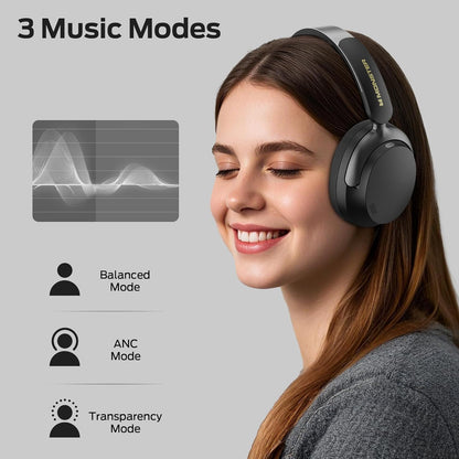 Безжичен слушалки Bluetooth Monster Persona 3rd, MultiPoint, A2DP, ANC, Черен