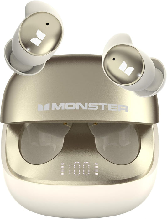 Handsfree Bluetooth Monster Sleep Ear200, TWS, ANC, Златист