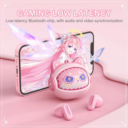 Handsfree Bluetooth Onikuma TX603, TWS, Pink