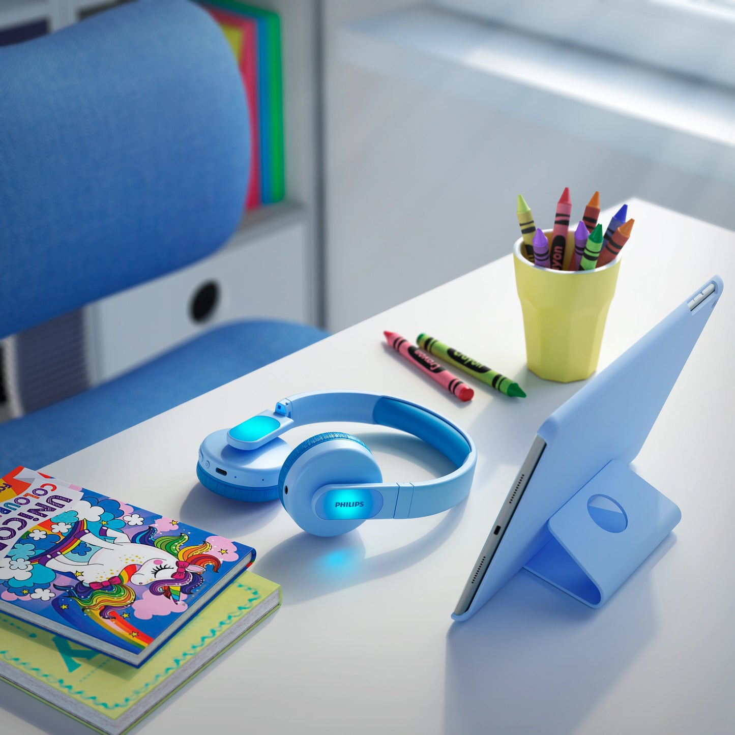 Handsfree Bluetooth Philips Kids, A2DP, Син TAK4206BL/00