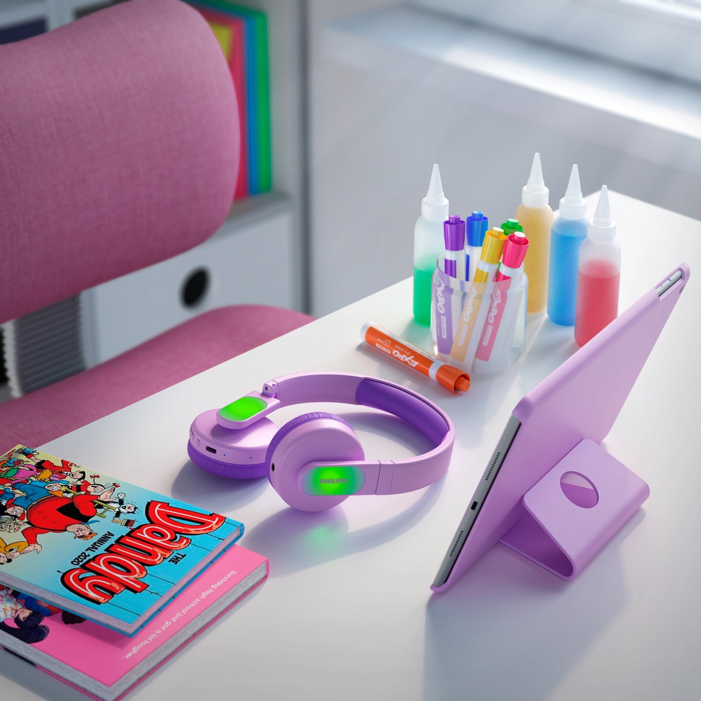 Handsfree Bluetooth Philips Kids, A2DP, Розов TAK4206PK/00