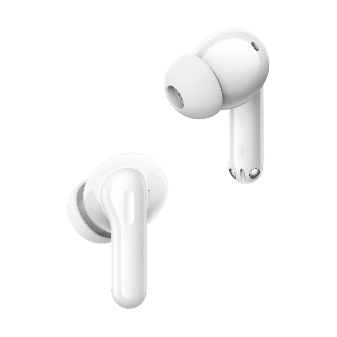 Handsfree Bluetooth Realme Buds T200, TWS, ANC, MultiPoint, Бял