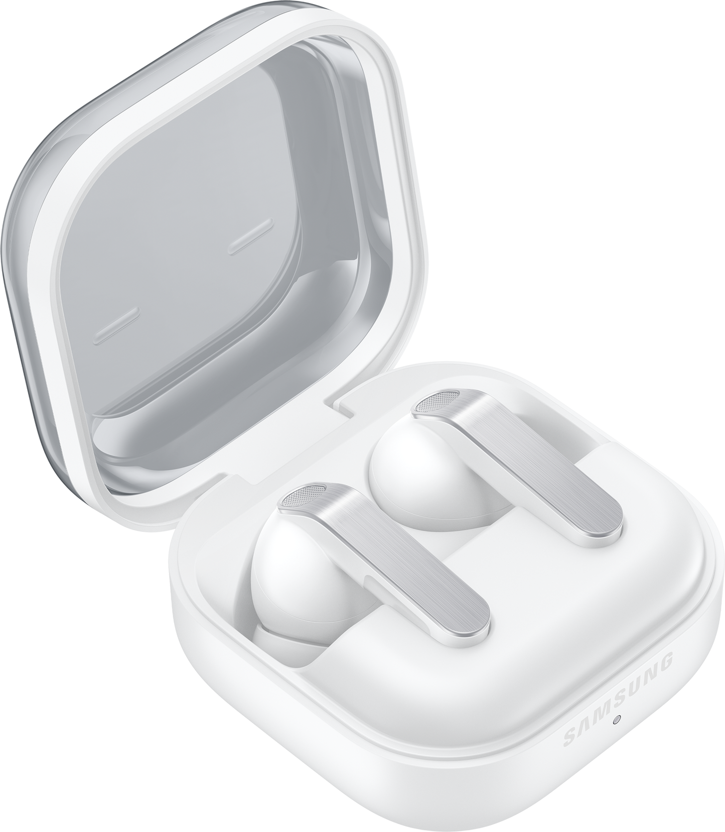 Безжични слушалки Bluetooth Samsung Galaxy Buds4 Pro, бели SM-R640NZWAEUE