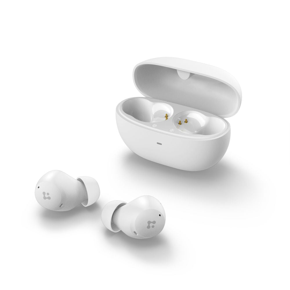 Handsfree Bluetooth Spigen SA2401, TWS, ANC, Бял ASD07963