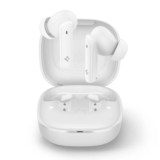 Handsfree Bluetooth Spigen SA2402, TWS, ANC, Бял ASD07964