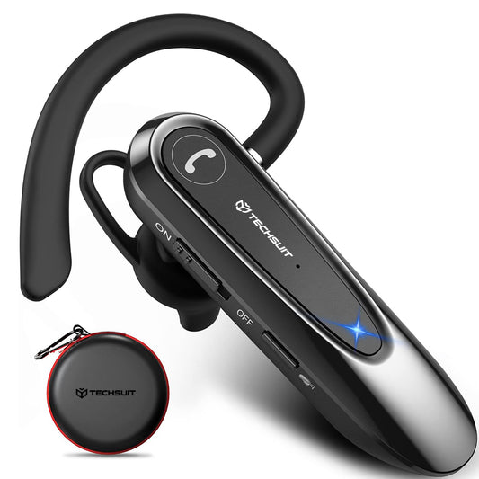 Handsfree Bluetooth Techsuit CB2 AirTalk, A2DP, Черен