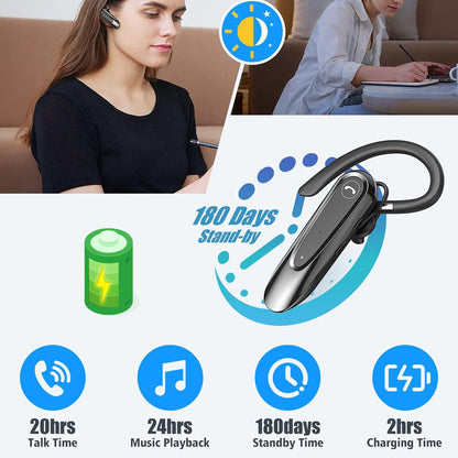Handsfree Bluetooth Techsuit CB2 AirTalk, A2DP, Черен