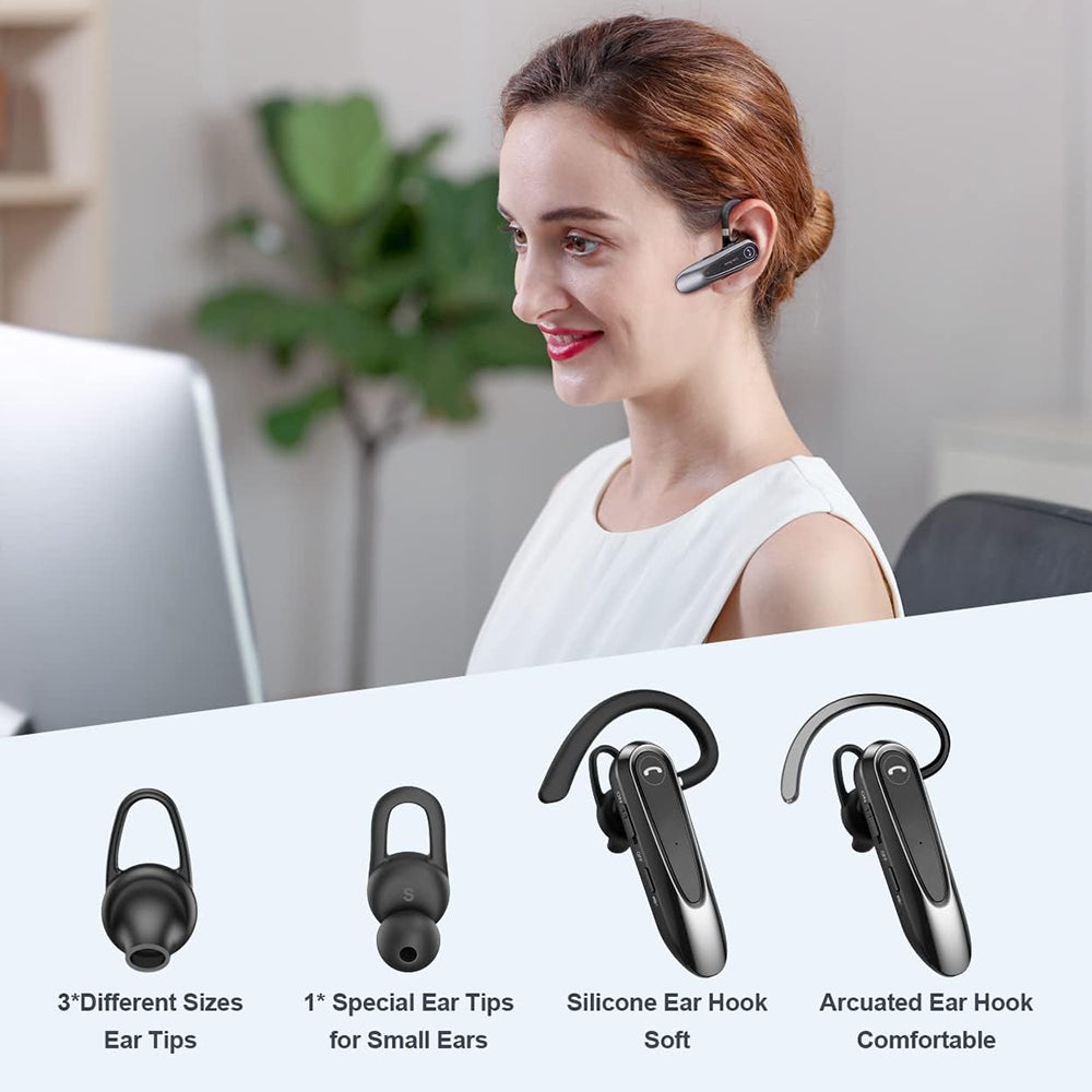 Handsfree Bluetooth Techsuit CB2 AirTalk, A2DP, Черен