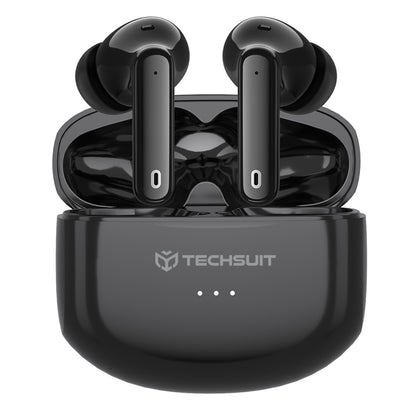 Handsfree Bluetooth Techsuit CW1 Audira Pro, TWS, ANC, Черен