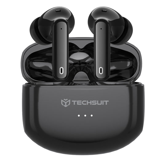 Handsfree Bluetooth Techsuit CW1 Audira Pro, TWS, ANC, Черен