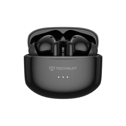Handsfree Bluetooth Techsuit CW1 Audira Pro, TWS, ANC, Черен