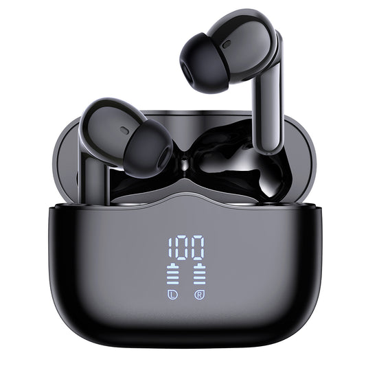 Handsfree Bluetooth Techsuit CW2 VelarX One, TWS, ANC, Черен