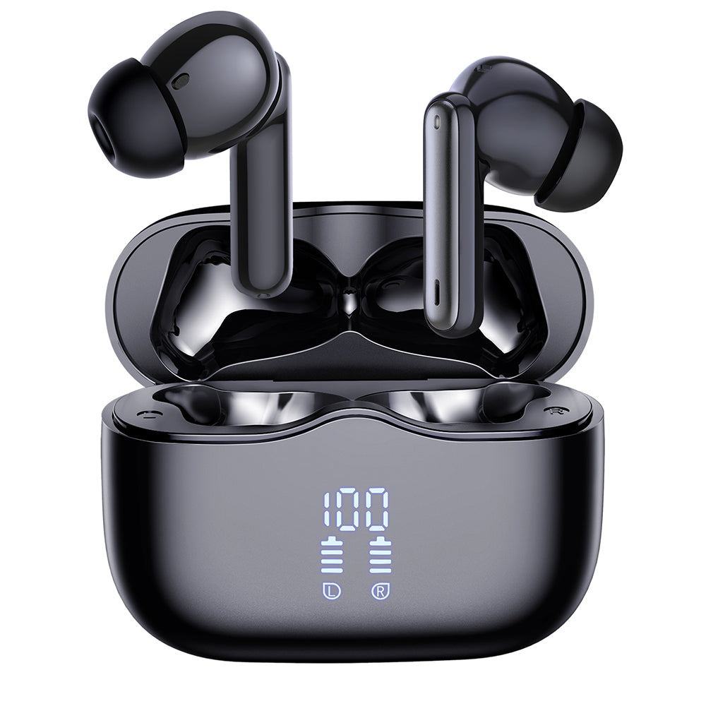 Handsfree Bluetooth Techsuit CW2 VelarX One, TWS, ANC, Черен