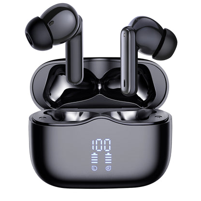 Handsfree Bluetooth Techsuit CW2 VelarX One, TWS, ANC, Черен